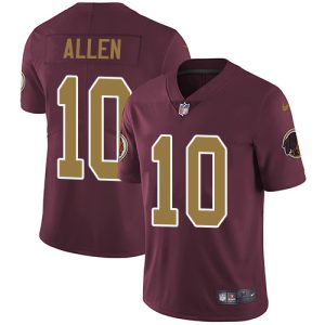 wholesale Commanders #10 Kazmeir Allen Burgundy Red Alternate Men's Stitched NFL Vapor Untouchable Limited Jersey