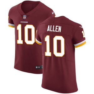 Commanders #10 Kazmeir Allen Burgundy Red Team Color Men's Stitched NFL Vapor Untouchable Elite Jersey