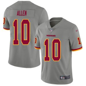 wholesale Commanders #10 Kazmeir Allen Gray Men's Stitched NFL Limited Inverted Legend Jersey