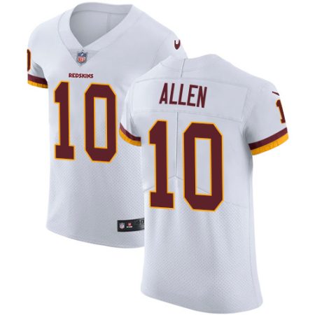 Commanders #10 Kazmeir Allen White Men's Stitched NFL Vapor Untouchable Elite Jersey