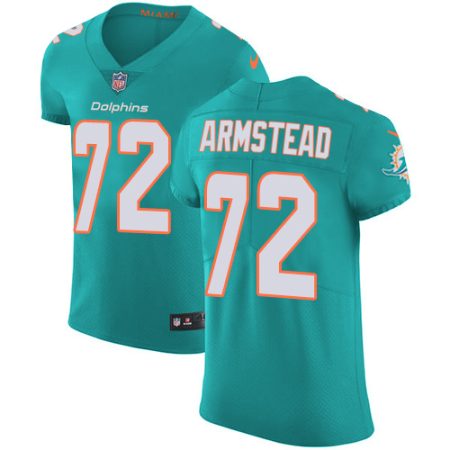 Dolphins #72 Terron Armstead Aqua Green Team Color Men's Stitched NFL Vapor Untouchable Elite Jersey