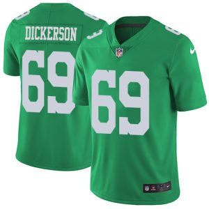 Eagles #69 Landon Dickerson Green Men's Stitched NFL Limited Rush Jersey