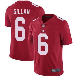 Giants #6 Jamie Gillan Red Men's Stitched NFL Limited Inverted Legend Jersey