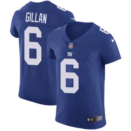 Giants #6 Jamie Gillan Royal Blue Team Color Men's Stitched NFL Vapor Untouchable Elite Jersey