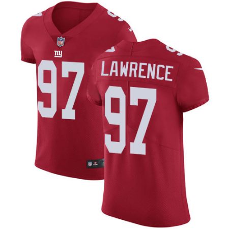 Giants #97 Dexter Lawrence Red Alternate Men's Stitched NFL New Elite Jersey