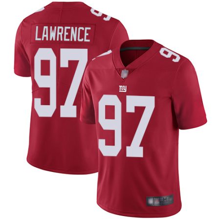 Giants #97 Dexter Lawrence Red Men's Stitched NFL Limited Inverted Legend Jersey