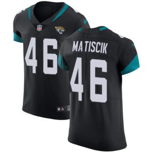 cheap Jaguars #46 Ross Matiscik Black Team Color Men's Stitched NFL Vapor Untouchable Elite Jersey