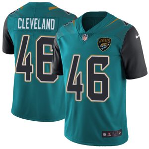 Jaguars #46 Ross Matiscik Teal Green Team Color Men's Stitched NFL Vapor Untouchable Limited Jersey