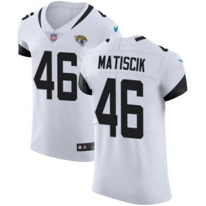 Jaguars #46 Ross Matiscik White Men's Stitched NFL Vapor Untouchable Elite Jersey