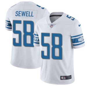 Lions #58 Penei Sewell White Men's Stitched NFL Vapor Untouchable Limited Jersey