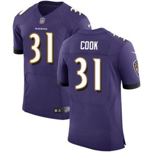 wholesale Ravens #31 Dalvin Cook Purple Team Color Men's Stitched NFL Vapor Untouchable Elite Jersey