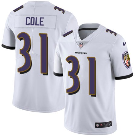 Ravens #31 Dalvin Cook White Men's Stitched NFL Vapor Untouchable Limited Jersey