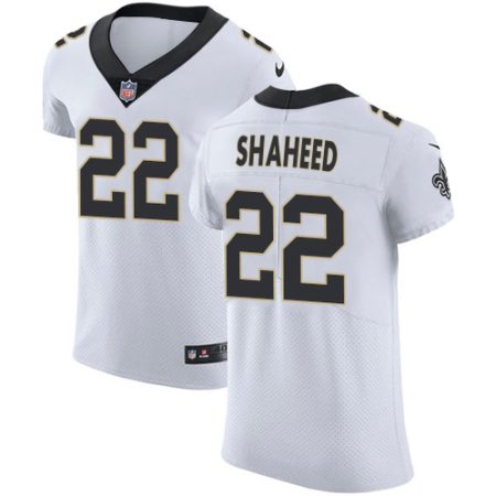 cheap Saints #22 Rashid Shaheed White Men's Stitched NFL Vapor Untouchable Elite Jersey