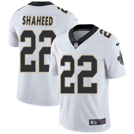 Saints #22 Rashid Shaheed White Men's Stitched NFL Vapor Untouchable Limited Jersey