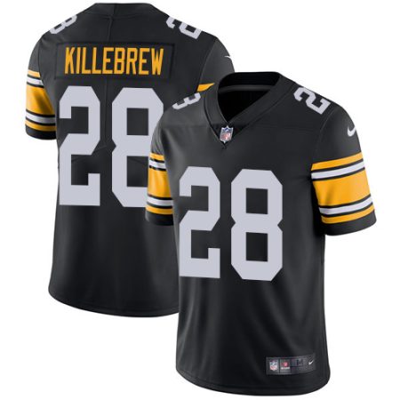 Steelers #28 Miles Killebrew Black Alternate Men's Stitched NFL Vapor Untouchable Limited Jersey