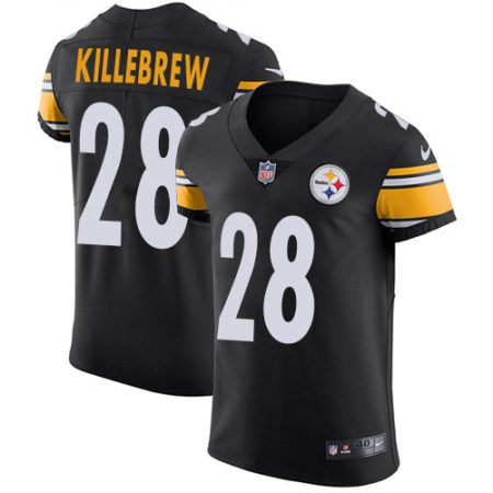 Steelers #28 Miles Killebrew Black Team Color Men's Stitched NFL Vapor Untouchable Elite Jersey