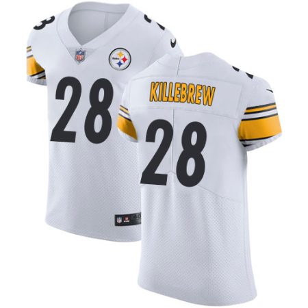 Steelers #28 Miles Killebrew White Men's Stitched NFL Vapor Untouchable Elite Jersey