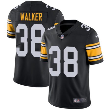 Steelers #38 Mykal Walker Black Alternate Men's Stitched NFL Vapor Untouchable Limited Jersey