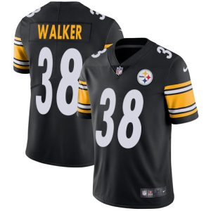 Steelers #38 Mykal Walker Black Team Color Men's Stitched NFL Vapor Untouchable Limited Jersey