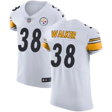 Steelers #38 Mykal Walker White Men's Stitched NFL Vapor Untouchable Elite Jersey