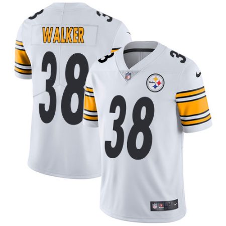 Steelers #38 Mykal Walker White Men's Stitched NFL Vapor Untouchable Limited Jersey