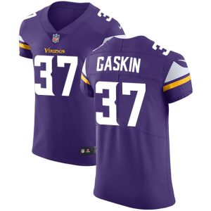 vikings #37 myles gaskin purple team color men's stitched nfl vapor untouchable elite wholesale jersey