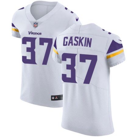 Vikings #37 Myles Gaskin White Men's Stitched NFL New Elite Jersey