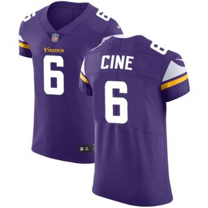 wholesale Vikings #6 Lewis Cine Purple Team Color Men's Stitched NFL Vapor Untouchable Elite Jersey