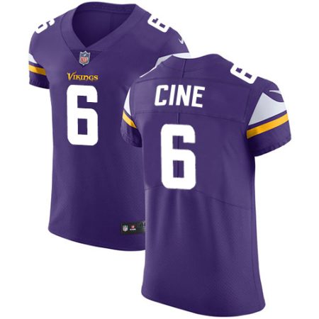 wholesale Vikings #6 Lewis Cine Purple Team Color Men's Stitched NFL Vapor Untouchable Elite Jersey