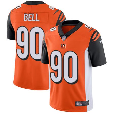 Bengals #90 Travis Bell Orange Alternate Men's Stitched NFL Vapor Untouchable Limited Jersey