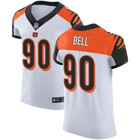 Bengals #90 Travis Bell White Men's Stitched NFL Vapor Untouchable Elite Jersey