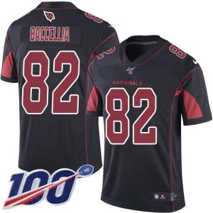 Cardinals #82 Andre Baccellia Black Men's Stitched NFL Limited Rush 100th Season Jersey