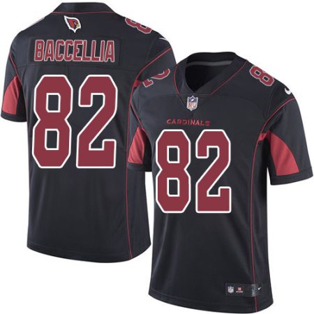 Cardinals #82 Andre Baccellia Black Men's Stitched NFL Limited Rush Jersey