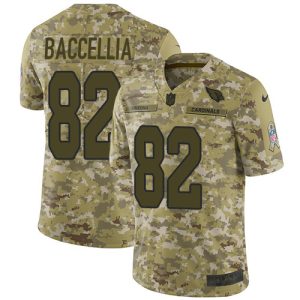 Cardinals #82 Andre Baccellia Camo Men's Stitched NFL Limited 2018 Salute To Service Jersey