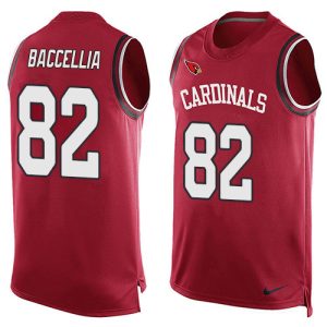 wholesale Cardinals #82 Andre Baccellia Red Team Color Men's Stitched NFL Limited Tank Top Jersey