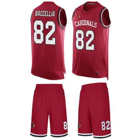 Cardinals #82 Andre Baccellia Red Team Color Men's Stitched NFL Limited Tank Top Suit Jersey