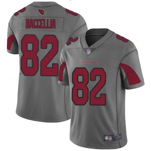 Cardinals #82 Andre Baccellia Silver Men's Stitched NFL Limited Inverted Legend Jersey