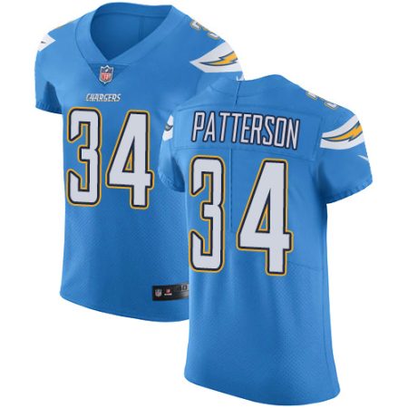 Chargers #34 Jaret Patterson Electric Blue Alternate Men's Stitched NFL Vapor Untouchable Elite Jersey