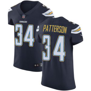 Chargers #34 Jaret Patterson Navy Blue Team Color Men's Stitched NFL Vapor Untouchable Elite Jersey