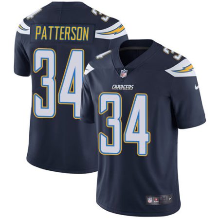 Chargers #34 Jaret Patterson Navy Blue Team Color Men's Stitched NFL Vapor Untouchable Limited Jersey