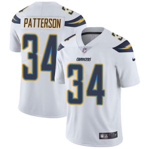 Chargers #34 Jaret Patterson White Men's Stitched NFL Vapor Untouchable Limited Jersey