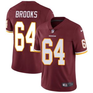 Commanders #64 Mason Brooks Burgundy Red Team Color Men's Stitched NFL Vapor Untouchable Limited Jersey