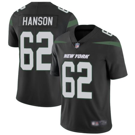 jets #62 jake hanson black alternate men's stitched nfl vapor untouchable limited cheap jersey