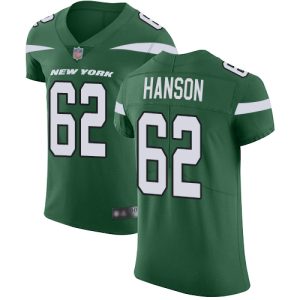 Jets #62 Jake Hanson Green Team Color Men's Stitched NFL Vapor Untouchable Elite Jersey