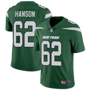 cheap Jets #62 Jake Hanson Green Team Color Men's Stitched NFL Vapor Untouchable Limited Jersey