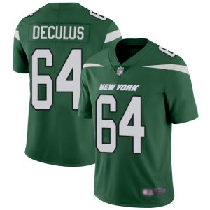 Jets #64 Austin Deculus Green Team Color Men's Stitched NFL Vapor Untouchable Limited Jersey