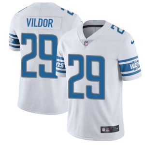 Lions #29 Kindle Vildor White Men's Stitched NFL Vapor Untouchable Limited Jersey