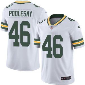 cheap Packers #46 Jack Podlesny White Men's Stitched NFL Vapor Untouchable Limited Jersey