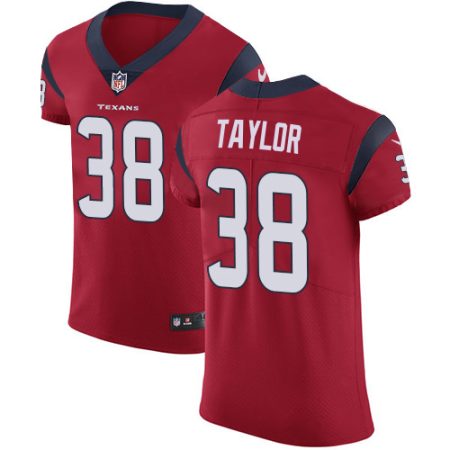 Texans #38 J.J. Taylor Red Alternate Men's Stitched NFL New Elite Jersey