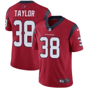 Texans #38 J.J. Taylor Red Alternate Men's Stitched NFL Vapor Untouchable Limited Jersey